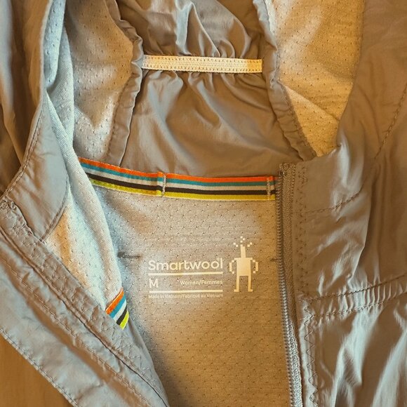 Smartwool Ultralite Hoodie.  - lightweight running jacket/shell Womens M - Picture 2 of 4